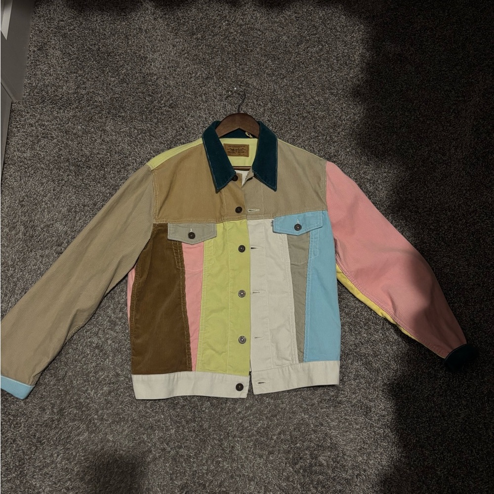 Levi's Vintage Soapbox Corduroy Colorblock Trucker Jacket